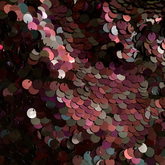 NWOT Sexy Sequin Top -stretchy - Picture 2 of 5